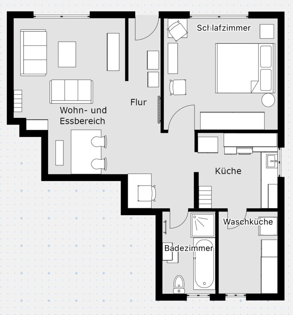 Grundriss FeWo Waldmariechen