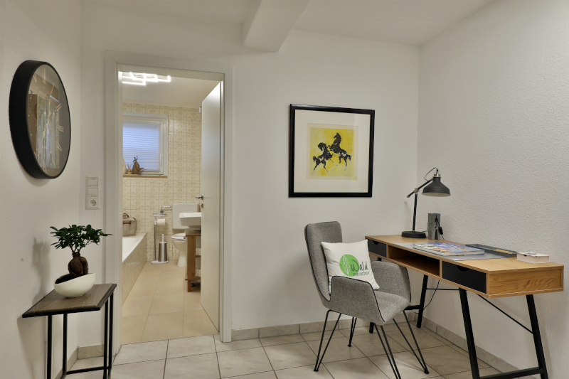 Lesebereich FeWo Waldmariechen Neresheim